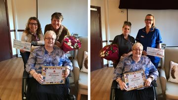 Green fingered Alloa care home Resident recognised in HC-One Gardening Competition
